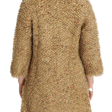 PINK MEMORIES Beige Wool Blend Cape Sweater