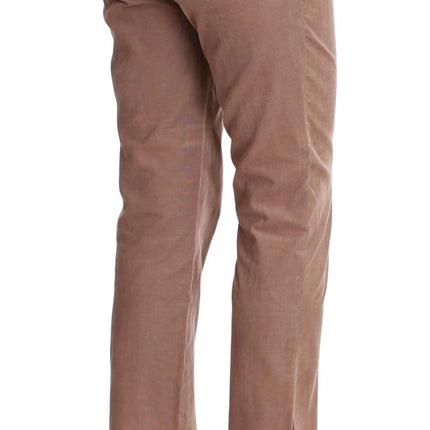 Costume National Brown Cropped Corduroys Pants