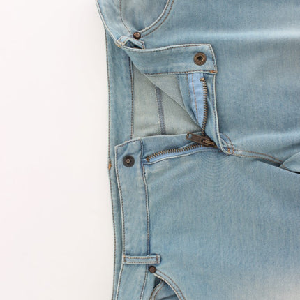Ermanno Scervino Blue Capri Pants Cropped Jeans