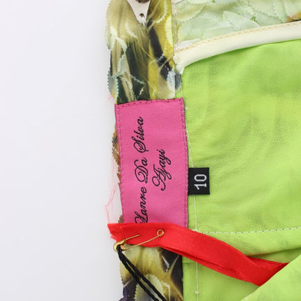 Lanre Da Silva Ajayi Multicolor Organza Pencil Skirt