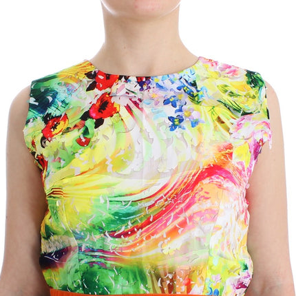 Lanre Da Silva Ajayi Multicolor Organza Sheath Dress