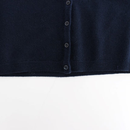 Ermanno Scervino Blue Cashmere Cardigan Sweater