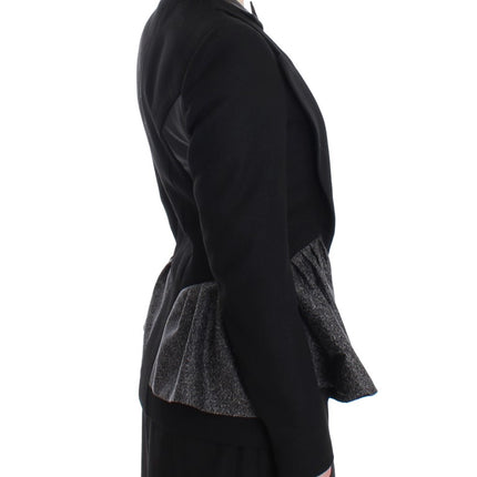 KAALE SUKTAE Black Short Blazer Coat Biker Jacket