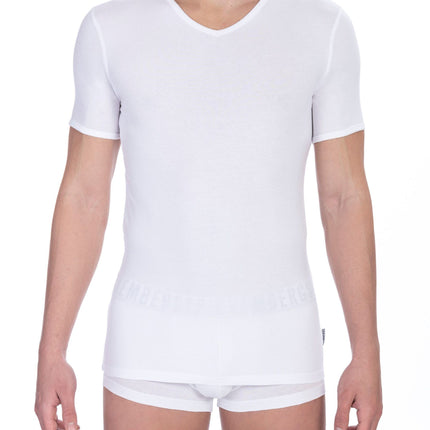 Bikkembergs White Cotton Men's T-Shirt