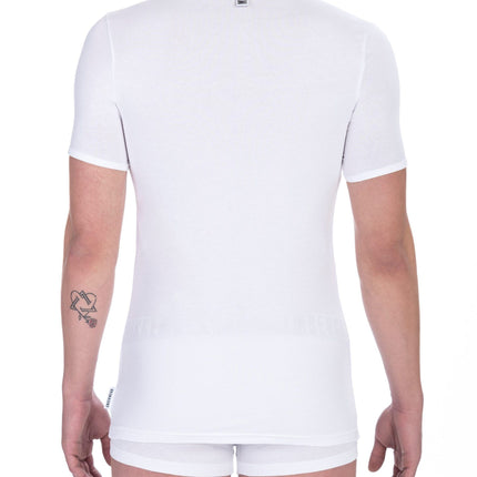 Bikkembergs White Cotton Men's T-Shirt