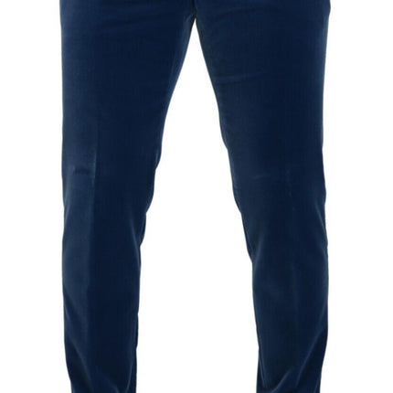 Dolce & Gabbana Blue SICILIA Velvet Slim Fit 2 Piece Suit