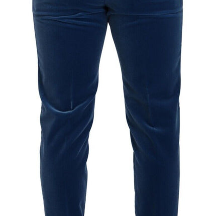 Dolce & Gabbana Blue SICILIA Velvet Slim Fit 2 Piece Suit