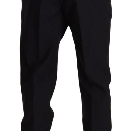 Dolce & Gabbana Blue GOLD Wool Single Breasted 2 Piece Suit