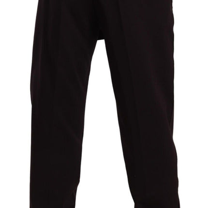 Dolce & Gabbana Bordeaux Cotton Mens Skinny Trouser Pants