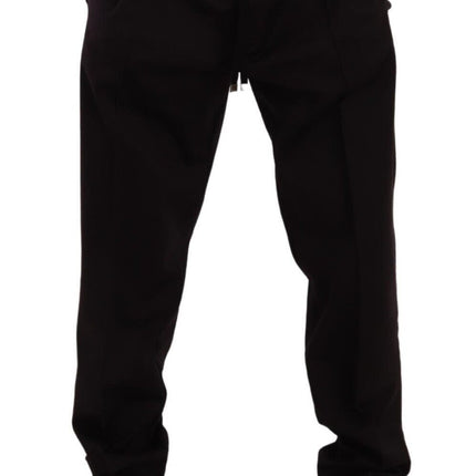 Dolce & Gabbana Bordeaux Cotton Mens Skinny Trouser Pants