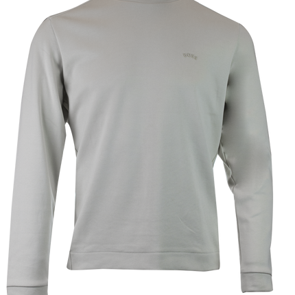 Hugo Boss Beige Cotton Round Neck Sweatshirt