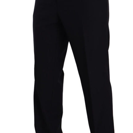 Domenico Tagliente Blue Polyester Single Breasted Formal Suit