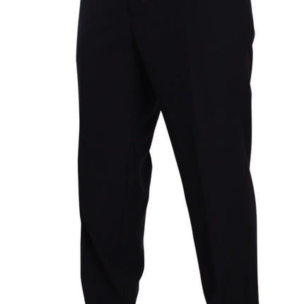 Domenico Tagliente Blue Polyester Single Breasted Formal Suit