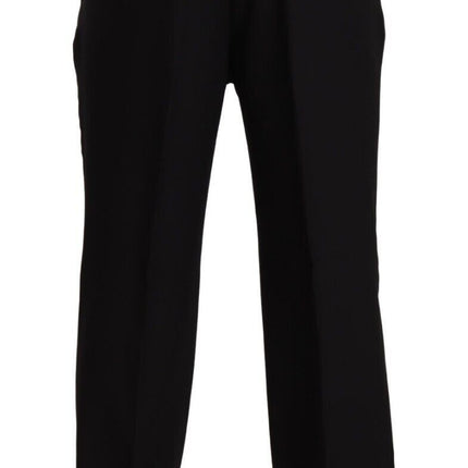 Domenico Tagliente Black Polyester Single Breasted Formal Suit