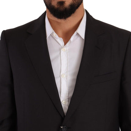 Domenico Tagliente Dark Gray Single Breasted Formal Suit