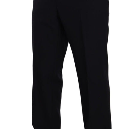 Domenico Tagliente Blue Polyester Single Breasted Formal Suit