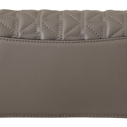 Karl Lagerfeld Light Grey Leather Crossbody Bag