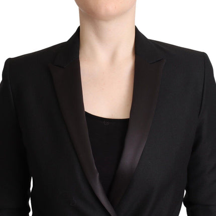 Costume National Black Long Sleeves Double Breasted Jacket