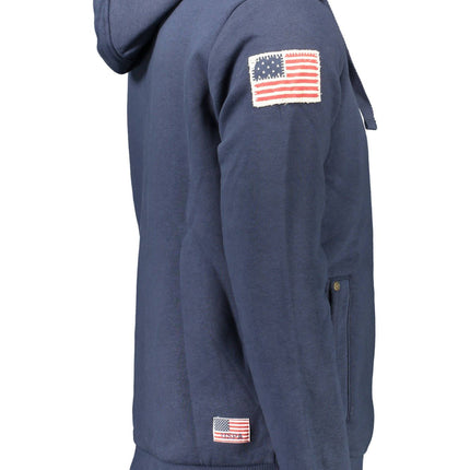 U.S. POLO ASSN. Blue Cotton Men's Sweatshirt