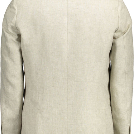 Gant Beige Linen Blazer Jacket