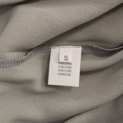 Comeforbreakfast Gray Viscose Tank Top Shirt Blouse