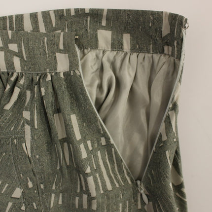 Comeforbreakfast Gray Mini Short A-Line Skirt