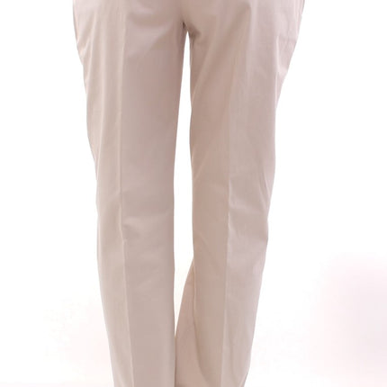 Dolce & Gabbana Beige Cotton Chinos Pants