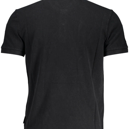 Napapijri Black Cotton Polo Shirt