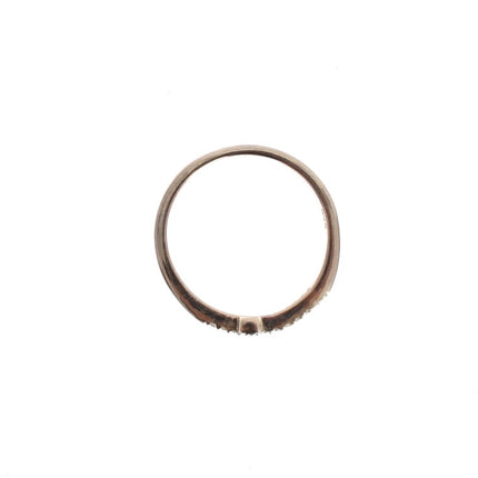 Nialaya Silver CZ Cross 925 Ring