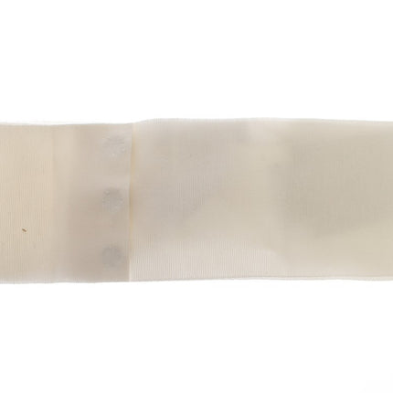 Dolce & Gabbana White Crystal Brass Wide Waist Runway Belt