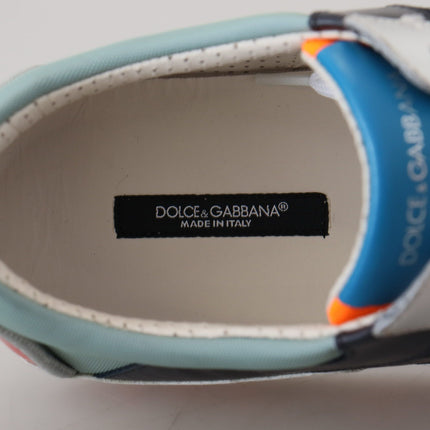 Dolce & Gabbana Multicolor Leather Sport Low Top Sneakers