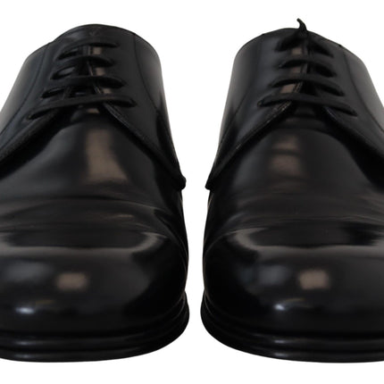 Dolce & Gabbana Black Leather Formal Dress Shoes