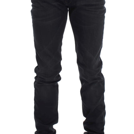 Acht Gray Cotton Stretch Slim Fit Jeans