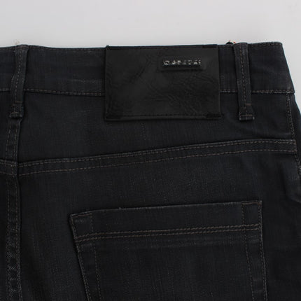 Acht Gray Cotton Stretch Slim Fit Jeans