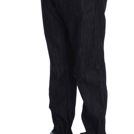 Acht Blue Cotton Regular Straight Fit Jeans