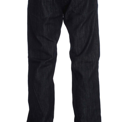 Acht Blue Cotton Regular Straight Fit Jeans