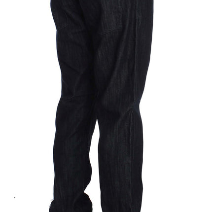 Acht Blue Cotton Regular Straight Fit Jeans