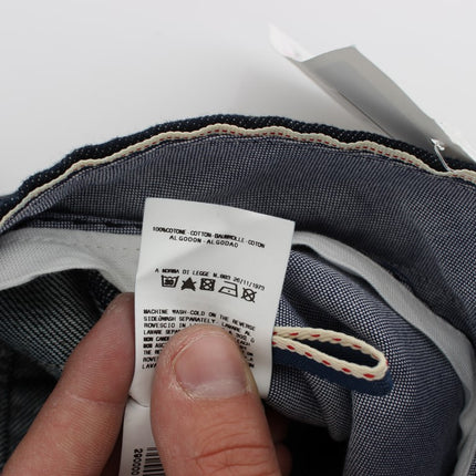 Acht Blue Cotton Regular Straight Fit Jeans