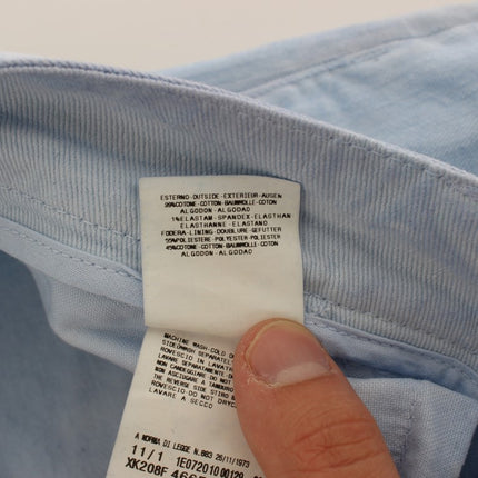 Acht Blue Cotton Stretch Low Waist Fit Jeans
