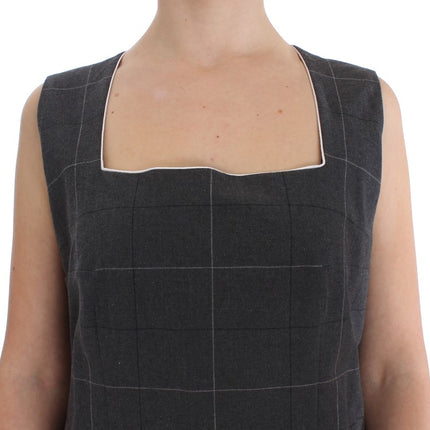 BENCIVENGA Gray Stretch Sheath Dress Suit Set