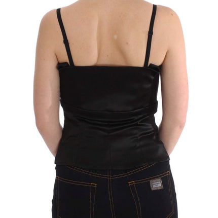 Exte Black Tank Party Evening Top Blouse