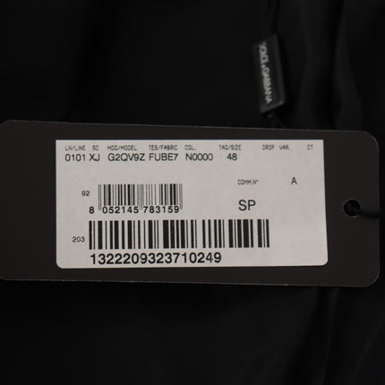 Dolce & Gabbana Black Double Breasted Coat Blazer Jacket