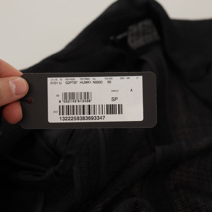 Dolce & Gabbana Black Single Breasted Coat Men Blazer