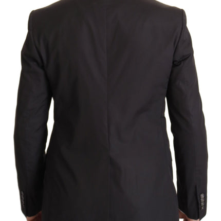 Dolce & Gabbana Black Single Breasted TAORMINA Breasted Blazer