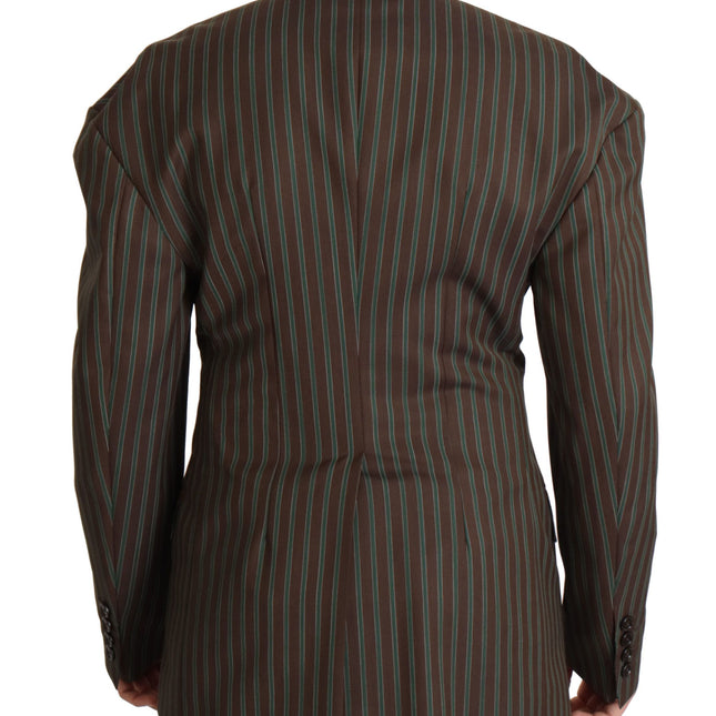 Dolce & Gabbana Multicolor Stripes Double Breasted Blazer