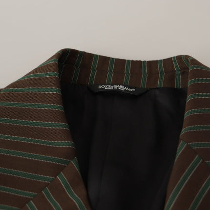 Dolce & Gabbana Multicolor Stripes Double Breasted Blazer