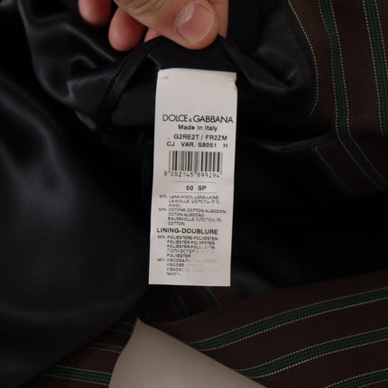 Dolce & Gabbana Multicolor Stripes Double Breasted Blazer
