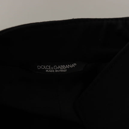Dolce & Gabbana Black Wool Single Breasted Coat Men Blazer
