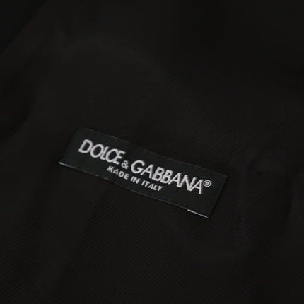 Dolce & Gabbana Black Jacket Vest 2 Piece MARTINI Blazer