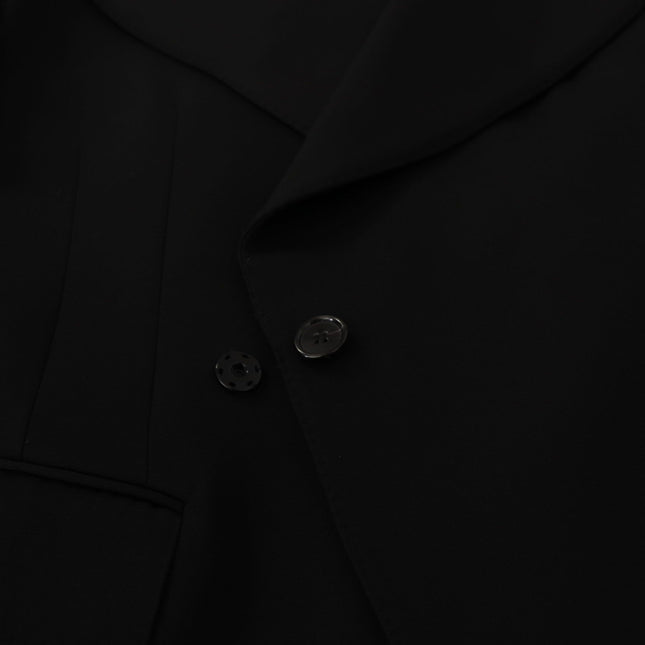 Dolce & Gabbana Black Wool Single Breasted Jacket Blazer